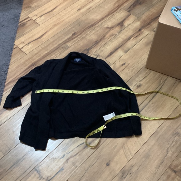 Reitman’s black cover up sweater small - Picture 6 of 10